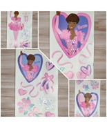 Vintage 2000 Barbie Jumbo Wall Stick-Ups Wall Decals New Girly Room Decor  - £20.41 GBP