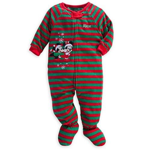 Disney Store Mickey & Minnie Mouse Christmas Blanket Sleeper Sz 0-3 Mos 3-6 Mos - $19.99