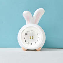 LED Night Light Cartoon Clock Desktop Animal Piggy Bank(Rabbit) - £7.10 GBP