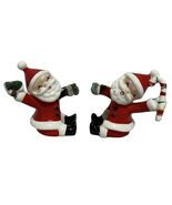 Vtg 1957 NAPCO Santa Candle Huggers Pair Japan Christmas Figurines READ ... - $433.96 MXN