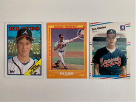 1988 Topps, Fleer &amp; Score Tom Glavine Rookie Cards Near Mint or Better Condition - £4.73 GBP