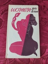 1958 Women Pro &amp; Con By Jeff Hill Vintage Hardcover Book Illustrated Rare Find - £7.32 GBP