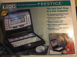 Vintage VTech Pre Computer PRESTIGE Kid Learning Games TESTED WORKS - £40.68 GBP