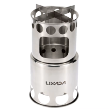 Lixada Portable M-Size Wood Stove - Lightweight Stainless Steel Camping ... - $39.99