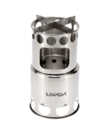 Lixada Portable M-Size Wood Stove - Lightweight Stainless Steel Camping ... - $39.99
