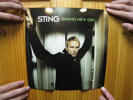 Sting Poster The Police Brand New Day And Desert Rose Elevator Double Sided - $26.88