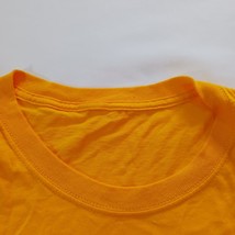 "Donoritaville Givin' Is Easy" Men's Yellow Graphic T-Shirt Measured Chest 24" image 5