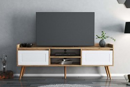 Venosa Mid Century Modern TV Stand Up to 80&quot; TVs Console Table - £165.29 GBP