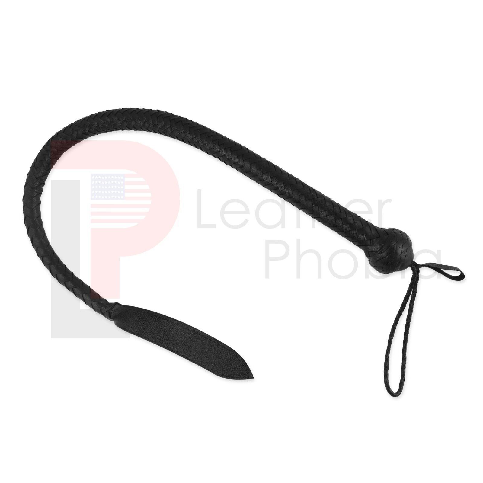 Genuine Cow Hide Leather Bull Whip 3 feet long 16 plaits Heavy Bullwhip ... - $18.93