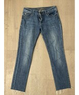 DL1961 Womens Angel Blue Denim Mid-Rise Jeans Sz 26 Modified Cut Offs 26... - $475.17 MXN