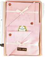 Trademark All Pure Linen Tablecloth Napkins Set Belgium NWT - £38.05 GBP