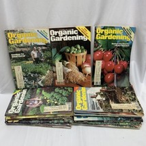 Lot of 17 Organic Gardening Magazine 1980&#39;s Vtg Prepping Food Storage Farming - £39.96 GBP