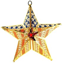 Stars &amp; Stripes Forever Danbury Mint American Spirit 23k Gold Plated Ornament - £35.34 GBP