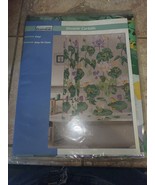 Home Essentials Vinyl Frog Island Shower Curtain 70”Wx72”L Clear Lilly pads - $19.79