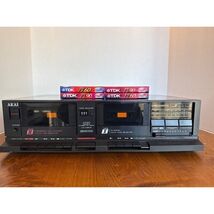 Akai HX A351W Double Cassette Deck Stereo Dubbing Recorder Player Made i... - $1,802.84 MXN