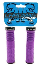Chromag Format Mountain Bike Lock On Grips Purple - £35.37 GBP