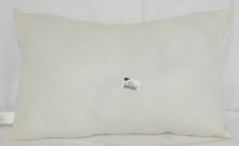 Ganz Flower Pillow Four Different Colored Flowers Off White Background image 2