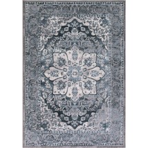 Concord Global 29165 5 ft. 3 in. x 7 ft. 3 in. Thema Serapi - Teal - £141.05 GBP