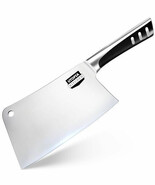 7 inch Cleaver Knife Stainless Steel Chef Butcher Knives for Meat &amp; Vege... - $1,163.02 MXN