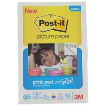 Post-it Picture Paper Semi Gloss 65 Sheets 4&quot; x 6&quot; - $5.00