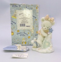 1996 Winter Beary Wishes You Are My Star 908266 Bear Putting Star On Tree  - £14.74 GBP