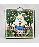 H &amp; R Johnson Humpty Dumpty Vintage 6 x 6 Tile Trivet RARE - $64.30