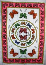 Traditional Jaipur Beautiful Colorful Hand Brush Painted Butterfly Wall ... - £7.98 GBP