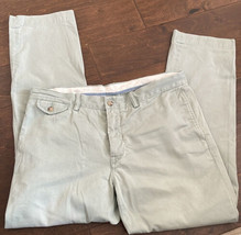 Polo Ralph Lauren Mens Green Chinos Pants sz 34x30 Cotton  - $29.92