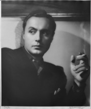 GEORGE HURELL &quot;CHARLES BOYER&quot; GELATIN SILVER PHOTO HAND SIGNED &amp; NUMBERE... - £1,766.37 GBP