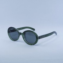 GUCCI GG1722SA 005 Transparent Dark Green/Smoke 53-23-145 Sunglasses New Auth... - £190.54 GBP