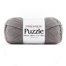 Premier Puzzle Solids YarnCharcoal Pack of 3 - $1,192.25 MXN