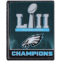 Philadelphia Eagles and Super Bowl LII Champion Logo Collector Pin WinCraft - £7.98 GBP