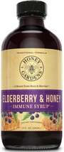 Honey Gardens Elderberry Syrup with Apitherapy Raw Honey, Propolis &amp; Elderberrie - £31.16 GBP