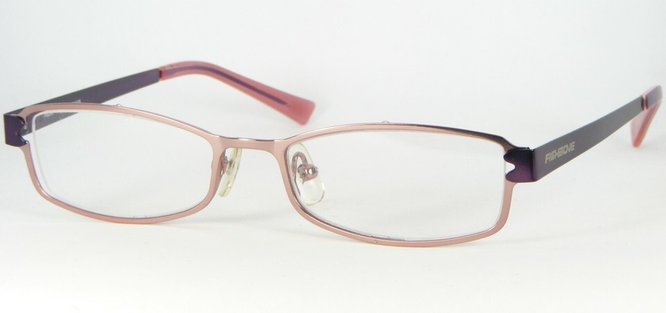 Basic by Fishbone FB261 Col C ROSE-PINK /EGGPLANT EYEGLASSES GLASSES 48-... - $27.72