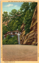 Cliff Dwellers Inn Chimney Rock North Carolina Postcard - £4.03 GBP