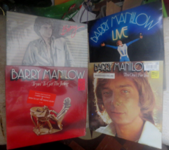 Barry Manilow Vinyl Lot Of 4 12” Classic L Ps This One&#39;s For You Trying Feeling - £11.07 GBP