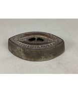 Vintage Cole Brookdale Iron Co Cast Iron Sad Iron Pottstown Pa Made In USA - $14.84