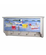 Judith Edwards rowboat boat water lake beach decor shelf, cabinet, hook ... - €69,88 EUR