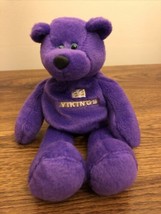 Hall of Famer John Randle Minnesota Vikings Plush Bear Limited Treasures Purple - £8.39 GBP