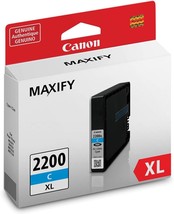 Canonink Maxify Pgi-2200 Xl Cyan Pigment Ink Tank - £33.15 GBP
