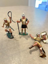 Lot Of 3 VINTAGE Roman Toy Soldiers Marx Romans Septimus Early 1960’s - £23.16 GBP