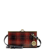 Patricia Nash Vallina Leather Clutch Tartan Plaid Crossbody Handbag 10th AnvEd! - £46.38 GBP