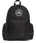 ADIDAS CITY ICON Unisex OSFA 17&quot; Backpack Laptop Black WHITE WIPE CLEAN  - £31.39 GBP