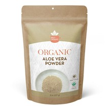 Organic Aloe Vera Powder (8 OZ)  Natural Aloe Vera Powder For Hair And Skin - £7.86 GBP