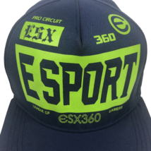 ESX360 Esports Gaming Gear Pro Gamer Hat Pro Circuit ESX Snapback Cap Bl... - $14.25