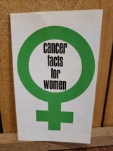 1964 American Cancer Society: Cancer Facts For Women Brochure - £14.32 GBP