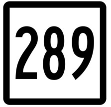 Connecticut State Route 289 Sticker Decal R5236 Highway Route Sign - $1.45+