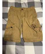 Arizona Jean Co. Men’s Cargo Shorts - Size 18 Reg - Khaki Cotton Utility... - $15.97 CAD
