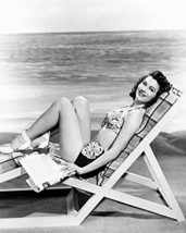 Ava Gardner 16X20 Canvas Giclee In Bikini Lying On Chair On Beach - $69.99