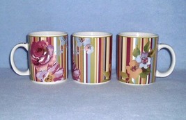 Laura Ashley Lifestyles Hampshire Floral 3 Mugs 2004 - $12.30 CAD